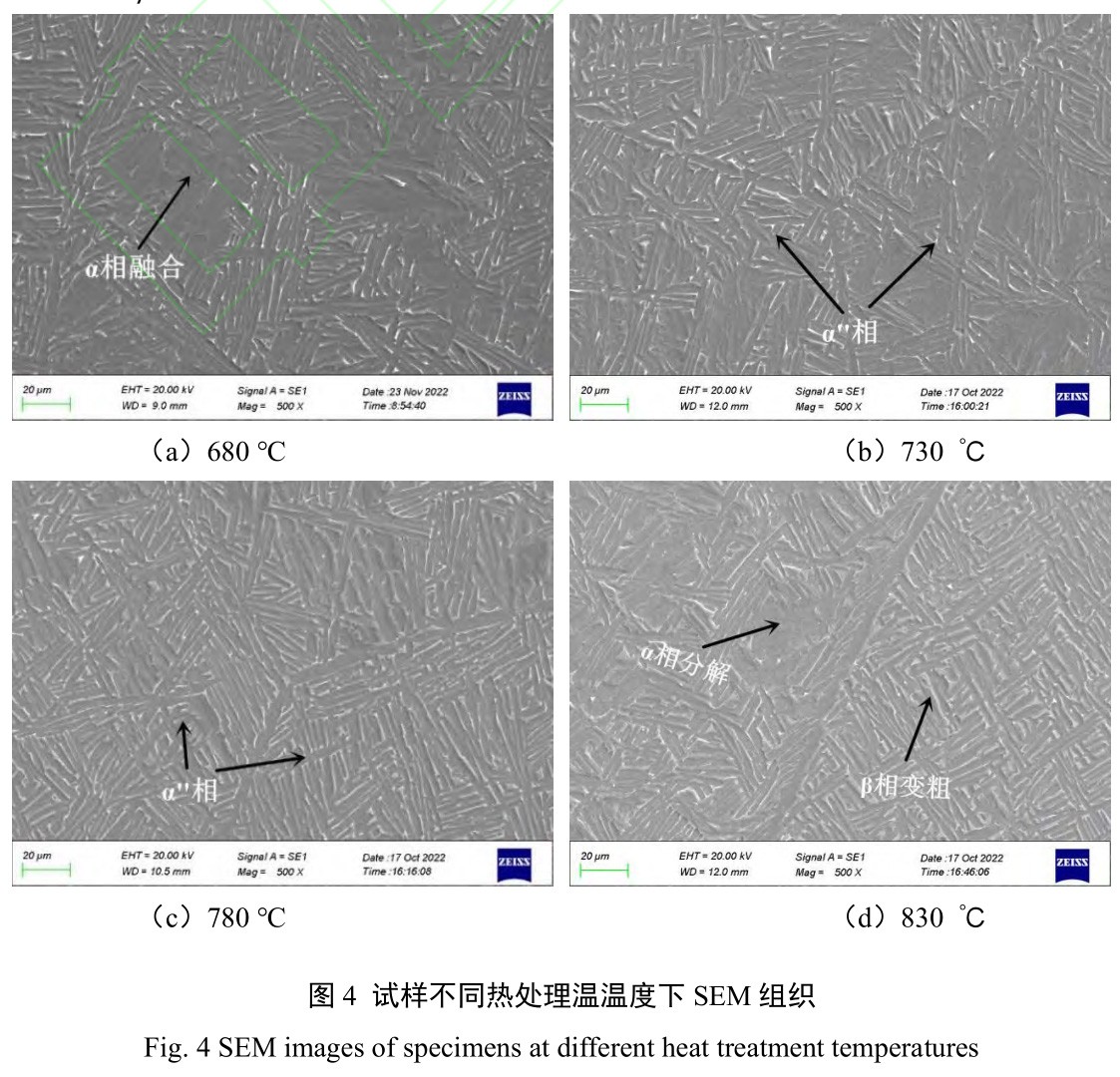 退火溫度對高氧TC4鈦合金棒組織和力學(xué)性能的影響